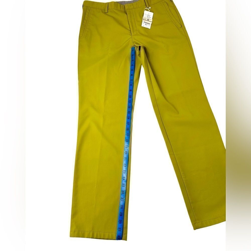 NWT Elegance Sports Paris Green Women’s Slacks Pants Straight Leg Size 14/16 - Picture 5 of 10